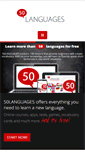 Mobile Screenshot of 50languages.com